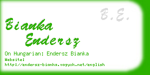 bianka endersz business card